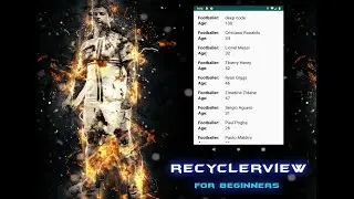 Android Studio Tutorial - RecyclerView 2020 | Simple RecyclerView