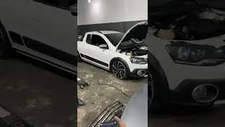 Saveiro aro 20&rdquo; suspens&atilde;o a ar HKI com sensor de posi&ccedil;&atilde;o 3 alturas #zeuscustom #taldosmeiaaltura
