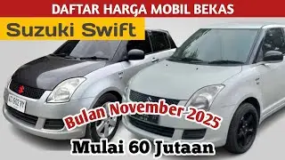 Harga mobil bekas Suzuki Swift, bulan November 2025