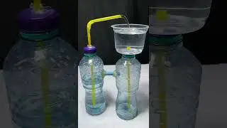 How to make automatic water Fountain Without Electricity | Non stop Water fou&hellip;#scienceexperiment