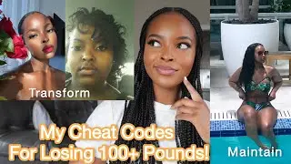 Realistic Weight Loss Cheat Codes That Helped Me LOSE OVER 100 POUNDS Naturally!!