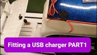 Fitting a TEMPORARY USB charger to a Royal Alloy scooter - PART 1 - TEMPORARY FIX