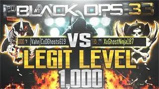 1V1 VS LEGIT LEVEL 1,000 IN BLACK OPS 3! - GHOSTNINJA VS GHOSTS619 KILL RACE! (BO3 LVL 1000 VS 700)