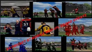 EA sports cricket 07 mobile mod ipl squad update 😎