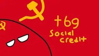 What happen if the soviet invent to social credit? (Countryball)