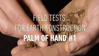 Field tests for earth construction - Palm of hand #1
