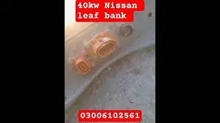 40kw Nissan leaf battery bank #shorts #viral #zev #automobile