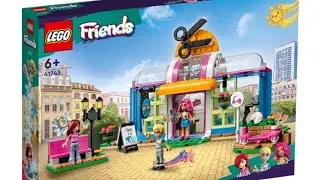 LEGO FRIENDS 41743 HAIR SALON, BUILDING BLOCKS, PAISLEY, OLLY, & NADIA