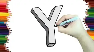 Como dibujar la LETRA Y en 3D