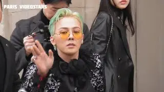 G-DRAGON BIGBANG arrival @ Paris show Chanel 28 january 2025 Fashion Week