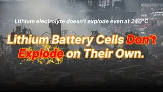 Lithium electrolyte doesn't explode even at 240&deg;C