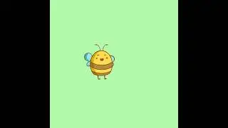 cute cartoon  #art #cute #bee #love #aesthetic #colors #digital #cartoon #mini #subscribe