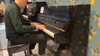 Steinmayer 108 Modern Upright in Black Gloss - Silent Night - Demo