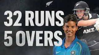 3️⃣2️⃣ Runs From 5️⃣ Overs | Tense Run Chase | WHITE FERNS v India ODI