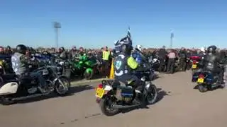 Thousands pay respect to Pc Andrew Harper in charity bike ride