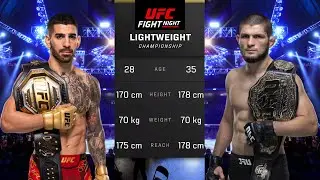 Ilia Topuria vs Khabib Nurmagomedov Full Fight - UFC 5 Fight Night