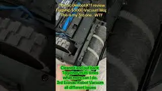 Ecovac Deebot X11 review Failure 3rd $3000 Vacuum Mop  WTF #ecovac #warranty #deebot