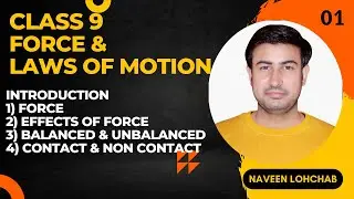 Force ll Effects of Force ll Balacnced & Unbalanced ll Contact & Non- Contact ll Class 9 Physics ll