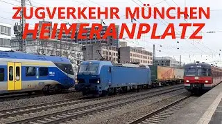 Zugverkehr M&uuml;nchen Heimeranplatz | Januar 2022