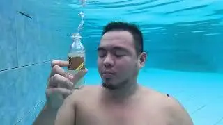 Root Beer vs Tampico Apple Drink & Burp Underwater