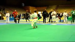 Lessi Giacomo  wanshu finale Campionati Europei Wado Kai Lignano 2012.avi