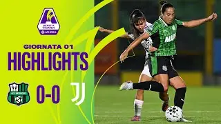 Sassuolo-Juventus 0-0 | Reti inviolate tra neroverdi e bianconere | #SerieAWomen
