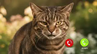 New Angry Cat is calling you#cat #cats #catlovers #pets #vital #whatsappcalling