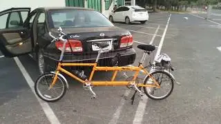 Folding Tandem Bike KHS T20 จักรยานสองตอนพับได้ (HD)