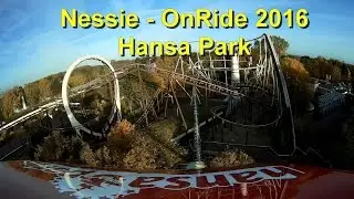 Superrollercoaster Nessie onride POV &ndash; Hansa Park - Achterbahn Nessie erste Reihe &ndash; Front Raw