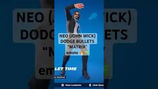 MATRIX EMOTE 🔥 #matrix #thematrix #neo #johnwick #fortnite #emote #viralvideo #viralshorts #lit