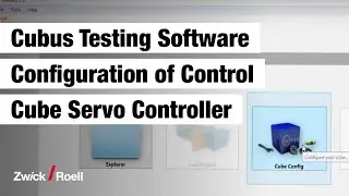 Cubus Testing Software &ndash; Configuration of Control Cube servo controller