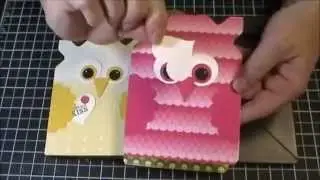 Owl Card using Envelope Punch Board