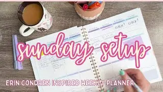 plan with me // functional planning // sunday setup