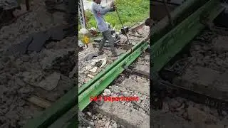 Turnout Point setting Work || Engineering Department. #shorts #railway #shortvideo