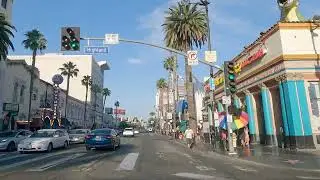 Hollywood Drive: Navigating the Star-Studded Streets [4k]