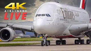 🔴 Manchester Airport LIVE in 4K!