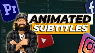 Premiere Pro Animated Captions Tutorial &mdash; FREE Preset Included!