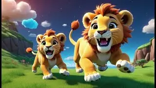 Eight Laughing Lions Roar and Run + More Nursery Rhymes & Kids Songs