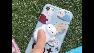 Kawaii Squishy 3D Silicone Phone Case (Cat, Seal, Rabbit, Polar Bear, and other designs!)
