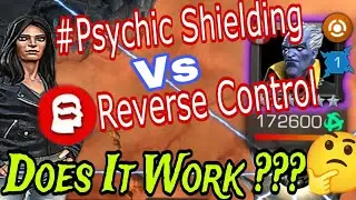 Does Psychic Shielding Tag Works To Counter Reverse Control???🤔 Surprising Result 😳 😳Mcoc