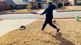 Hitting Random Objects With a Baseball Bat