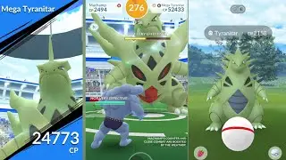 MEGA Tyranitar raid in Pok&eacute;mon go 2024 #Pok&eacute;mongo #raidbattle #pokeiv