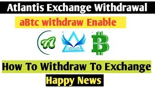 How to withdraw from Atlantis Exchange tamil | abtc withdrawal