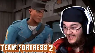 Реакция нового фаната Team Fortress 2 на битву за лесопилку!