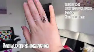 My Morganite Engagement Style Ring