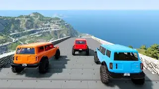 Insane Car Challenges in BeamNG.drive &ndash; Cliffs, Stairs & Epic Crashes