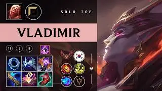Vladimir Top vs Fiora - KR Grandmaster Patch 26.03