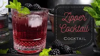 Zipper Cocktail Recipe | Sweet Drink with fresh Berries!