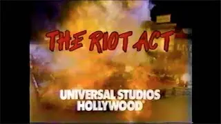 Universal Studios Hollywood - The Riot Act Stunt Show - TV Spot (1990)