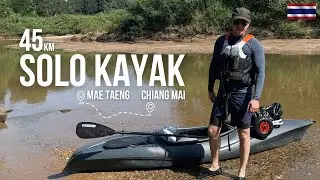 45km Solo Kayak in Northern Thailand